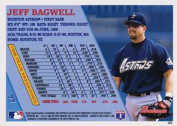 1996 Bowman #77 Jeff Bagwell Back