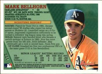 Mark Bellhorn Gallery  Trading Card Database