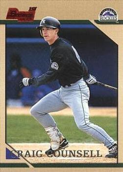 1996 Bowman #194 Craig Counsell Front