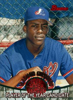 1996 Bowman - Minor League Player of the Year Candidates #POY 14 Vladimir Guerrero Front