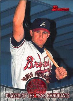 1996 Bowman - Minor League Player of the Year Candidates #POY 6 Wes Helms Front