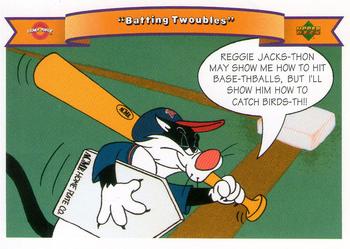 1991 Upper Deck Comic Ball 2 #76 Batting Twoubles Front