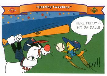 1991 Upper Deck Comic Ball 2 #80 Batting Twoubles Front