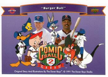 1991 Upper Deck Comic Ball 2 #100 Burger Ball Front