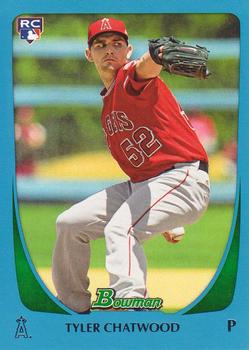2011 Bowman Draft Picks & Prospects - Blue #10 Tyler Chatwood Front