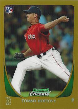 2011 Bowman Draft Picks & Prospects - Chrome Gold Refractors #48 Tommy Hottovy Front