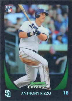 2011 Bowman Draft Picks & Prospects - Chrome Refractors #70 Anthony Rizzo Front