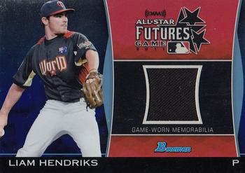 2011 Bowman Draft Picks & Prospects - Futures Game Relics Blue #FGR-LH Liam Hendriks Front