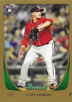 2011 Bowman Draft Picks & Prospects - Gold #52 Cole Kimball Front