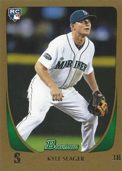 2011 Bowman Draft Picks & Prospects - Gold #103 Kyle Seager Front