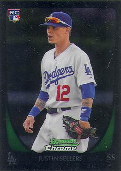 2011 Bowman Draft Picks & Prospects - Chrome #109 Justin Sellers Front
