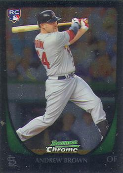 2011 Bowman Draft Picks & Prospects - Chrome #17 Andrew Brown Front
