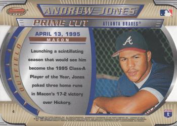 1996 Bowman's Best - Best Cuts #4 Andruw Jones Back