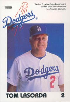 1989 Los Angeles Dodgers Police #NNO Tom Lasorda Front