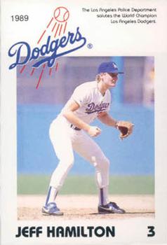 1989 Los Angeles Dodgers Police #NNO Jeff Hamilton Front
