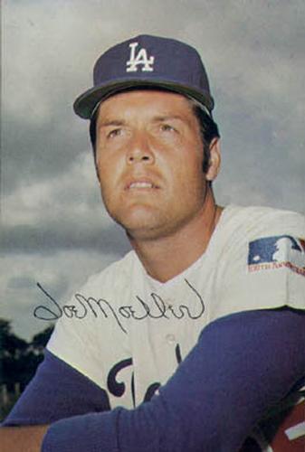 1971 Ticketron Los Angeles Dodgers #10 Joe Moeller Front