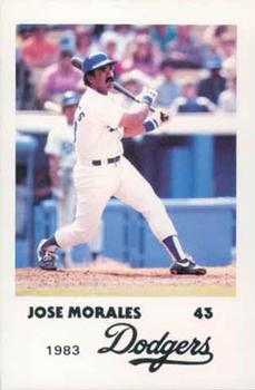 1983 Los Angeles Dodgers Police #NNO Jose Morales Front