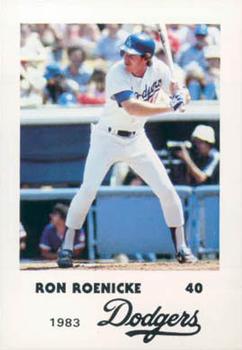 1983 Los Angeles Dodgers Police #NNO Ron Roenicke Front