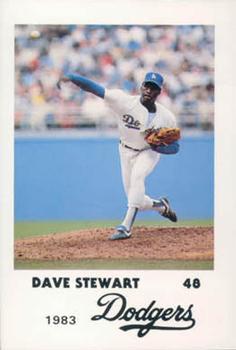 1983 Los Angeles Dodgers Police #NNO Dave Stewart Front