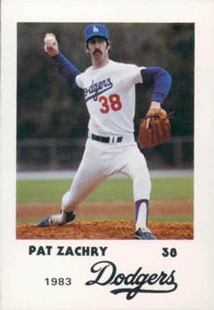 1983 Los Angeles Dodgers Police #NNO Pat Zachry Front