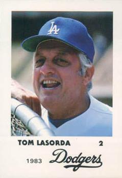 1983 Los Angeles Dodgers Police #NNO Tom Lasorda Front