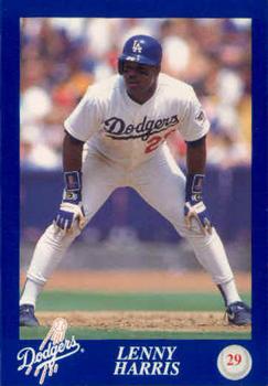 1993 Los Angeles Dodgers Police #NNO Lenny Harris Front