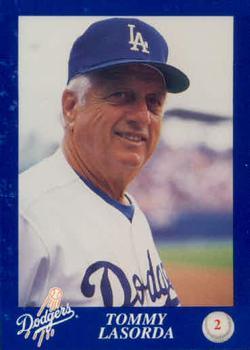 1993 Los Angeles Dodgers Police #NNO Tommy Lasorda Front