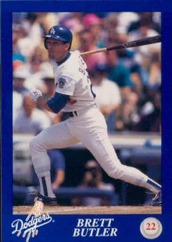 1993 Los Angeles Dodgers Police #NNO Brett Butler Front