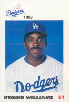 1986 Los Angeles Dodgers Police #NNO Reggie Williams Front