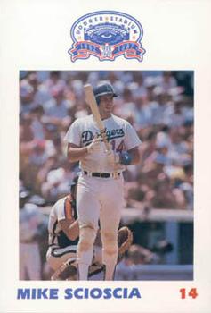 1987 Los Angeles Dodgers Police #22 Mike Scioscia Front
