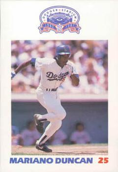 1987 Los Angeles Dodgers Police #3 Mariano Duncan Front