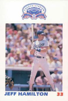 1987 Los Angeles Dodgers Police #6 Jeff Hamilton Front