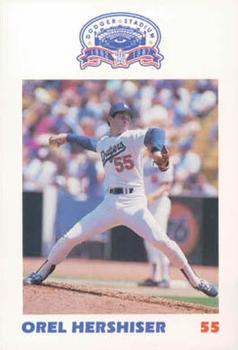 1987 Los Angeles Dodgers Police #7 Orel Hershiser Front