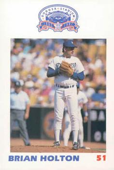 1987 Los Angeles Dodgers Police #8 Brian Holton Front