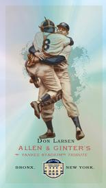 2008 Topps eTopps Allen & Ginter Yankee Tribute #4 Don Larsen Front