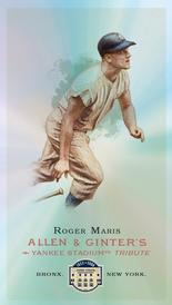 2008 Topps eTopps Allen & Ginter Yankee Tribute #6 Roger Maris Front