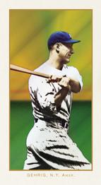 2009 Topps eTopps T206 Tribute #4 Lou Gehrig Front