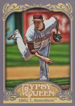 2012 Topps Gypsy Queen #17 Trevor Cahill Front