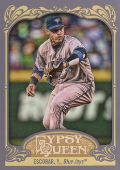 2012 Topps Gypsy Queen #61 Yunel Escobar Front