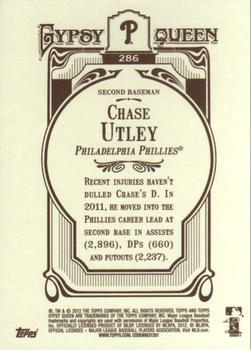 2012 Topps Gypsy Queen #286 Chase Utley Back