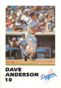 1988 Los Angeles Dodgers Police #NNO Dave Anderson Front