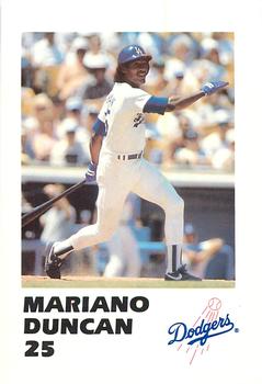 1988 Los Angeles Dodgers Police #NNO Mariano Duncan Front