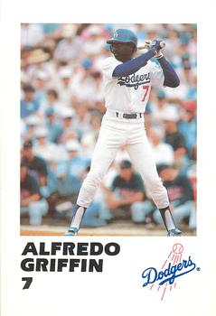 1988 Los Angeles Dodgers Police #NNO Alfredo Griffin Front