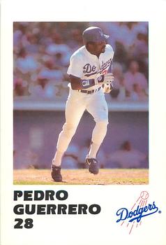 1988 Los Angeles Dodgers Police #NNO Pedro Guerrero Front