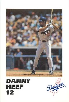1988 Los Angeles Dodgers Police #NNO Danny Heep Front