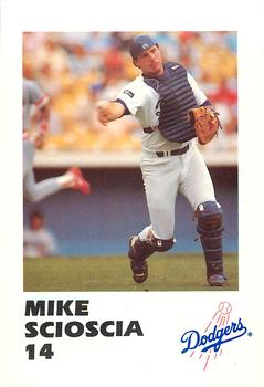 1988 Los Angeles Dodgers Police #NNO Mike Scioscia Front