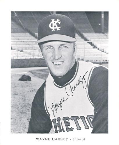 1962 Kansas City Athletics 4x5 Photos #NNO Wayne Causey Front
