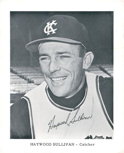1962 Kansas City Athletics 4x5 Photos #NNO Haywood Sullivan Front