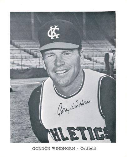 1962 Kansas City Athletics 4x5 Photos #NNO Gordon Windhorn Front