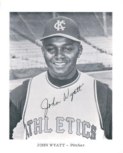 1962 Kansas City Athletics 4x5 Photos #NNO John Wyatt Front